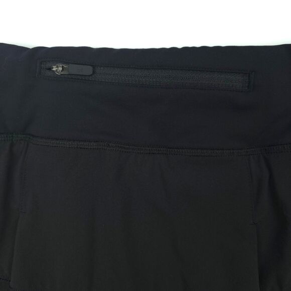 LULULEMON Pace Rival Skirt *4-way Stretch Black Skort Athleisure Tennis Sporty - Picture 6 of 11